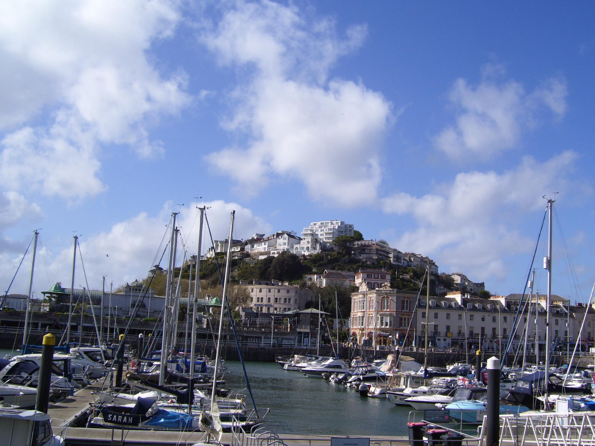The marina at Torquay on a sunny day